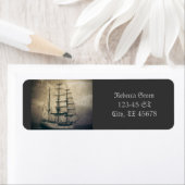  zeilboot in het Zee van de Noordzee Etiket (Insitu)