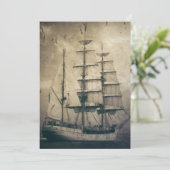  zeilboot in het Zee van de Noordzee Kaart (Staand voorkant)