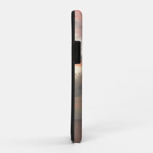 Zeilboot in Sunset Beauful Pink Seascape Case-Mate iPhone Case (Achterkant/rechts)