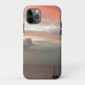 Zeilboot in Sunset Beauful Pink Seascape Case-Mate iPhone Case (Achterkant)