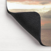 Zeilboot in Sunset Beauful Pink Seascape Muismat (Hoek)