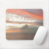 Zeilboot in Sunset Beauful Pink Seascape Muismat (Met muis)