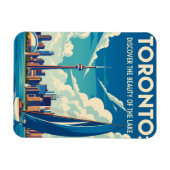 Zeilboot in Toronto Canada Reizen Magneet (Horizontaal)