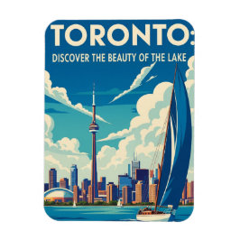 Zeilboot in Toronto Canada Reizen Magneet