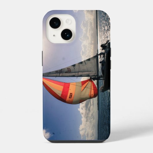 Zeilboot iPhone Hoesje (Achterkant)