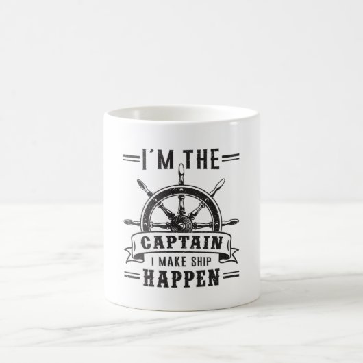 Zeilboot Kapitein Sailor Grappig cadeau idee Koffiemok (Center)