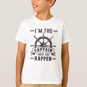 Zeilboot Kapitein Sailor Grappig cadeau idee T-shirt