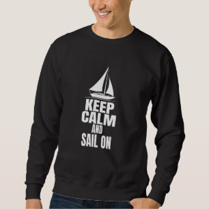 Zeilboot Kapitein Zeilboot Nautisch schip Cruise Trui