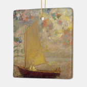 Zeilboot Keramisch Ornament (Links)