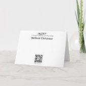 ZEILBOOT KERSTMI - WINTERZEILEN FEESTDAGEN KAART (Achterkant)