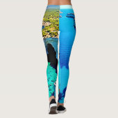 Zeilboot Klip Zijde Heilige Kunst Leggings (Achterkant)