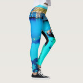 Zeilboot Klip Zijde Heilige Kunst Leggings (Rechts)