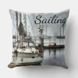 Zeilboot Kussen Maritiem Thema Decor
