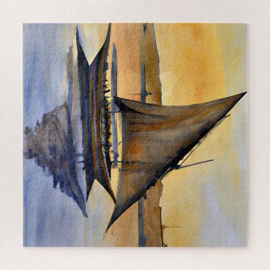 Zeilboot Legpuzzel (Horizontaal)