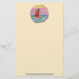 zeilboot Loose Rigging Stationery Briefpapier