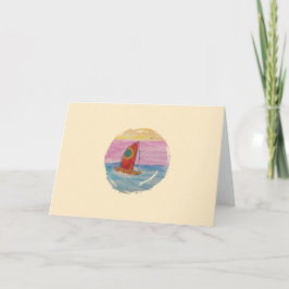 zeilboot Loose Rigging Stationery Notitiekaartje