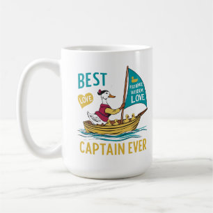 Zeilboot Mama Duck & Babies – Ouderschap Voyage AR Koffiemok
