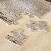 Zeilboot Marinewerf bronsblauw Legpuzzel (Zijkant)