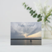 Zeilboot Martha's Vineyard ansichtkaart Briefkaart (Staand voorkant)
