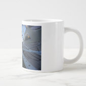 Zeilboot met lege horizon voor avontuur. grote koffiekop (Rechts)