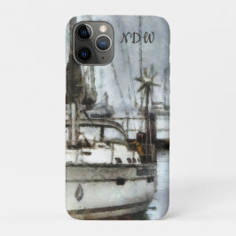 Zeilboot met monogram Case-Mate iPhone case