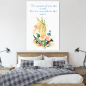 Zeilboot met Motivatie Quote Canvas Afdruk (Insitu (Slaapkamer))