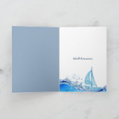 zeilboot met spinner kaart (Binnen)