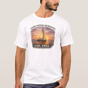 Zeilboot Mok Zeil Vrij Oceaan Koffiemok Nau T-shirt