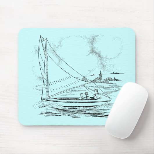 Zeilboot Muismat (Met muis)