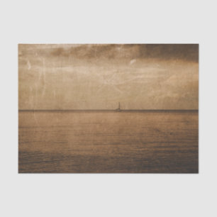 Zeilboot Nautical  Ocean Texture Old Grunge Tissuepapier