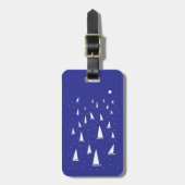 Zeilboot Nautisch Bagagelabel (Voorkant verticaal)