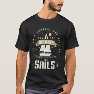 Zeilboot Nautisch Jacht Zeiler Anker Zeil T-shirt
