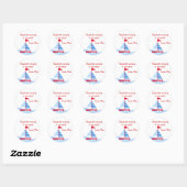 Zeilboot Nautische Stickers (Vel)