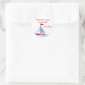 Zeilboot Nautische Stickers (Tas)