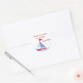 Zeilboot Nautische Stickers (Envelop)