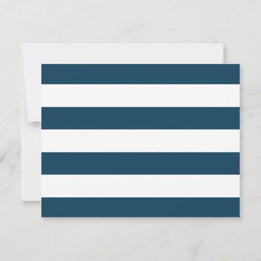 Zeilboot Navy Blue Stationery Note Kaart Notitiekaartje (Achterkant)