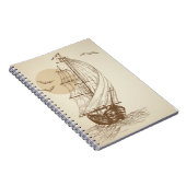 zeilboot notitieboek (Rechterzijde)