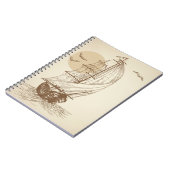 zeilboot notitieboek (Linkerzijde)