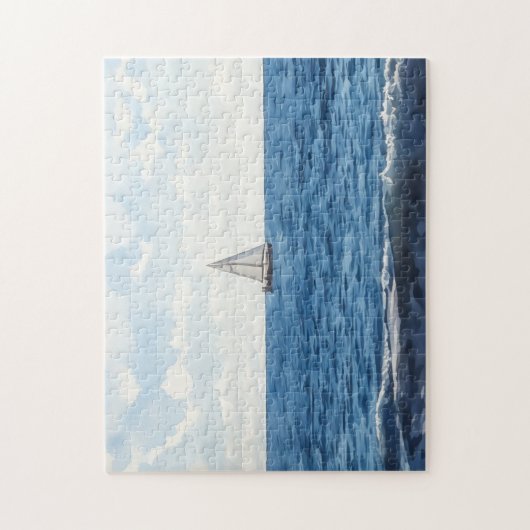Zeilboot Ocean Art Zeilpuzzel Legpuzzel (Verticaal)
