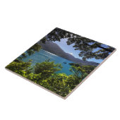 zeilboot op afstand tegeltje (Zijkant)