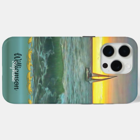 Zeilboot op Banderas Bay 0884 Case-Mate iPhone Case (Achterkant (horizontaal))