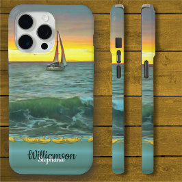 Zeilboot op Banderas Bay 0884 iPhone 15 Pro Max Hoesje