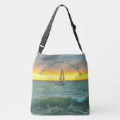 Zeilboot op Banderas Bay 0884 Crossbody Tas (Achterkant)