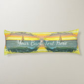 Zeilboot op Banderas Bay 0884 Lichaamskussen (Achterkant)