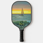 Zeilboot op Banderas Bay 0884 Pickleball Paddle (Voorkant)