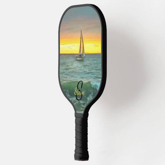 Zeilboot op Banderas Bay 0884 Pickleball Paddle (Links)