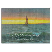 Zeilboot op Banderas Bay 0884 Snijplank (Voorkant)