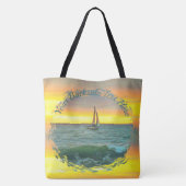 Zeilboot op Banderas Bay 0884 Tote Bag (Achterkant)