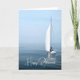 Zeilboot op Blue Water Pensioen Kaart