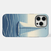 Zeilboot op de hoge zeeen iPhone hoesje (Achterkant horizontaal)